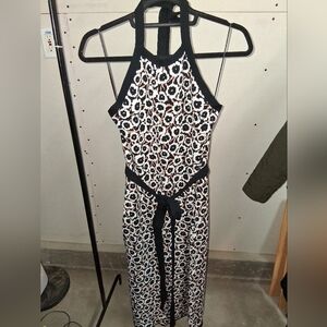 Diane Von Furstenberg Black and White Maxi Dress